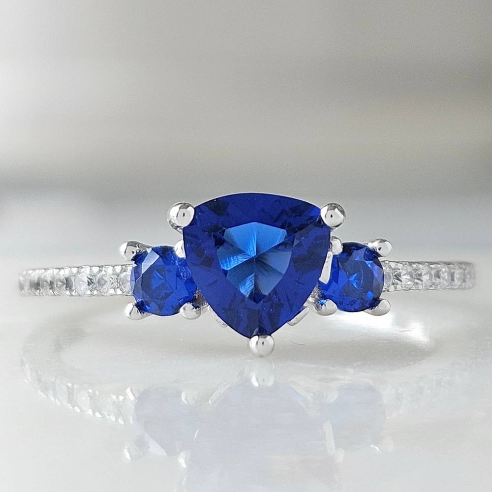 Harry Potter Ravenclaw ring, 925 Sterling Silver Blue Sapphire